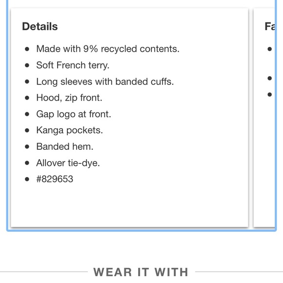 NWT hoodie - Picture 4 of 5